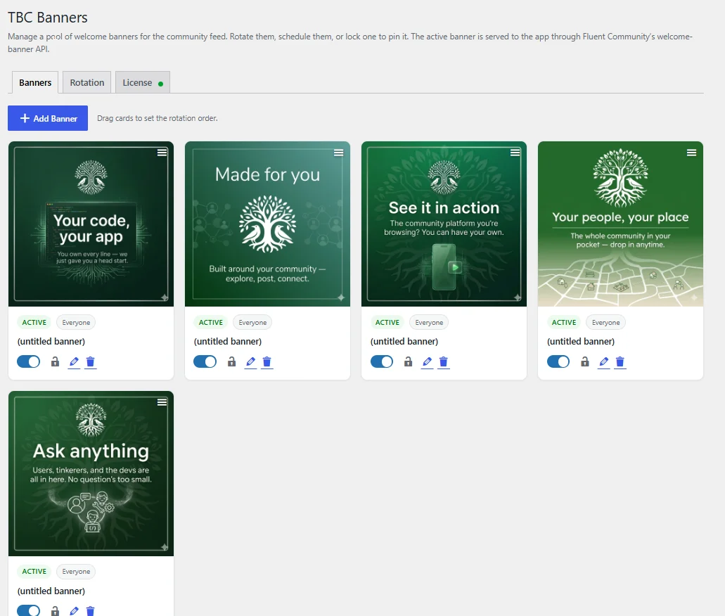 TBC App/Web - Banner Rotation