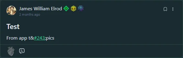 A community post showing its reactions