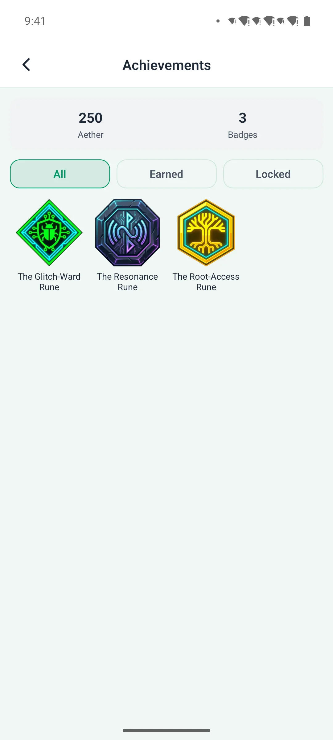 GamiPress achievements on a phone