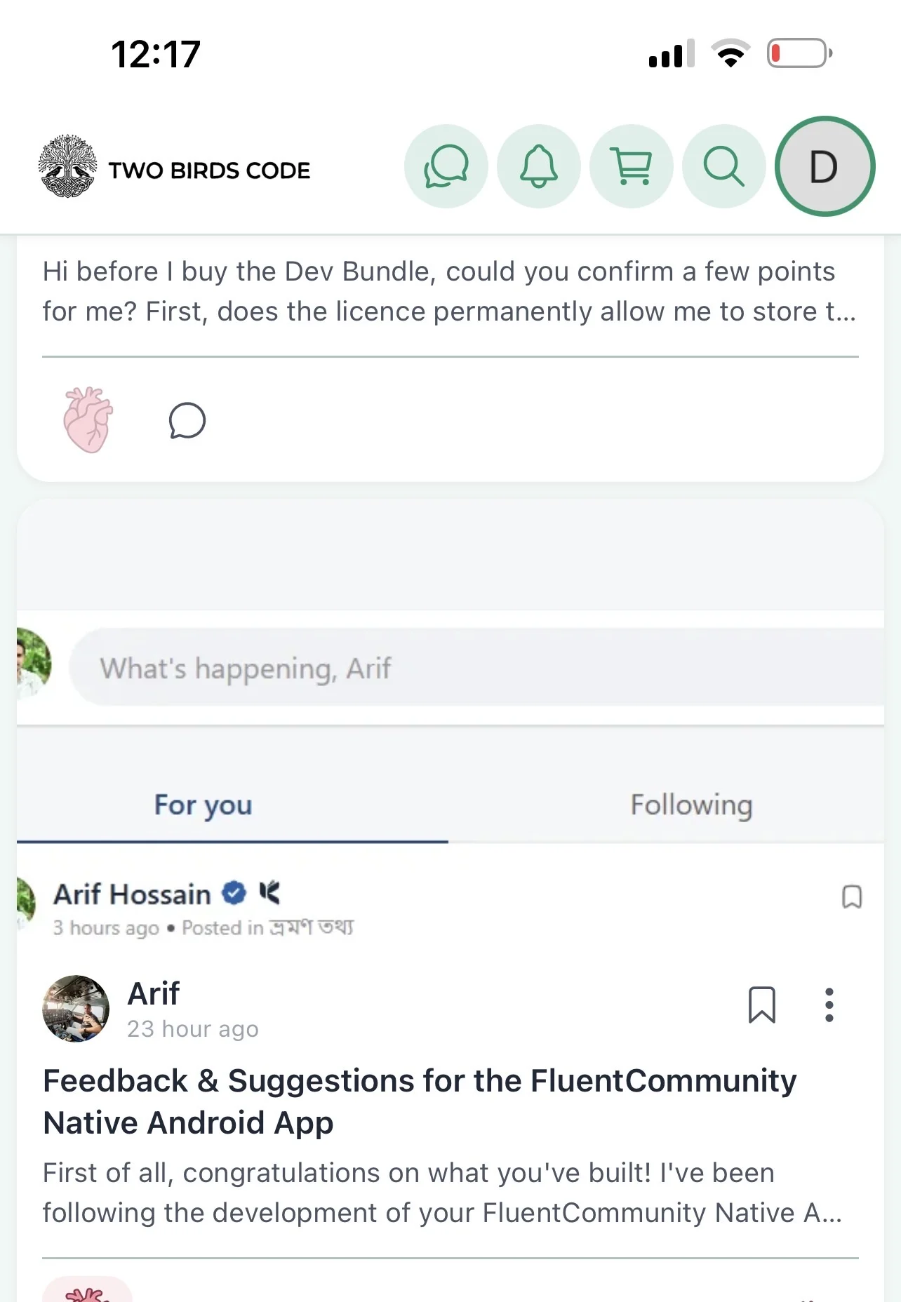 Top Spacing on iOS